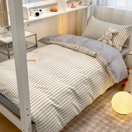 2024新款小清新全棉印花学生宿舍三件套-68系列 D写书