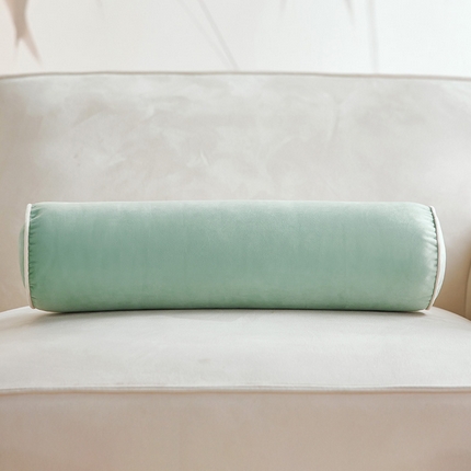 91家纺网 家纺一手货源 找家纺 （总）美茉家居 2024新款丝绒滚边糖果枕