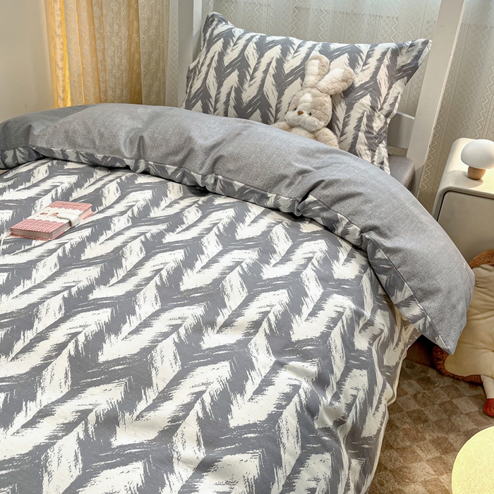 91家纺网 家纺一手货源 找家纺 2024新款小清新全棉印花学生宿舍三件套-68系列 D奔标