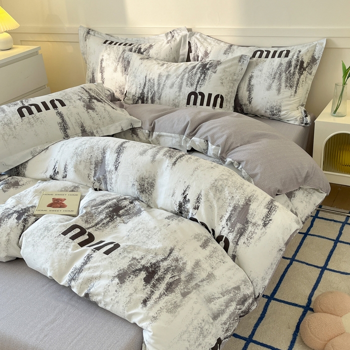 91家纺网 家纺一手货源 找家纺 2024新款小清新全棉印花四件套-68系列 D富森