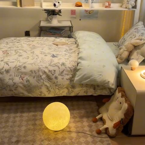 91家纺网 家纺一手货源 找家纺 2024新款小清新全棉印花学生宿舍三件套-68系列 B素汐