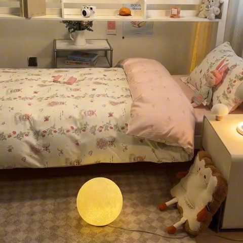 91家纺网 家纺一手货源 找家纺 2024新款小清新全棉印花学生宿舍三件套-68系列 A草莓小兔