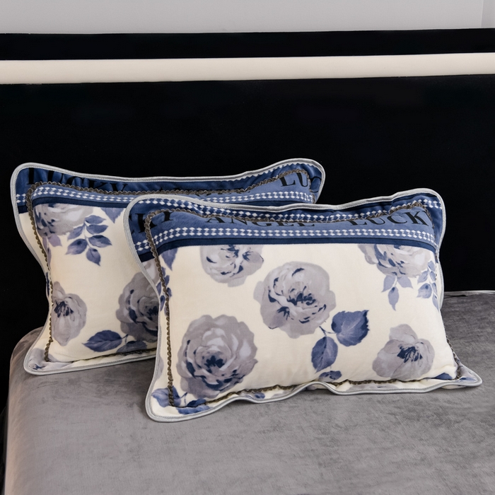 91家纺网 家纺一手货源 找家纺 千嘻汇 2025新款7斤牛奶绒金貂法莱绒床裙款保暖绒四件套 花韵