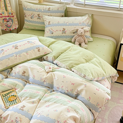 91家纺网 家纺一手货源 找家纺 （总）简宜家居（朝初家纺）2025新款40支全棉四件套