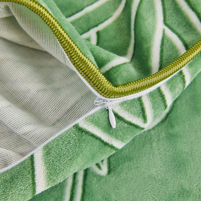 91家纺网 家纺一手货源 找家纺 博兰蒂 2025新款床裙款高克重牛奶绒印花四件套 田园花卉