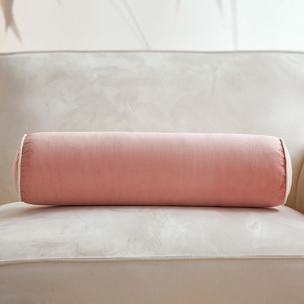 91家纺网 家纺一手货源 找家纺 （总）美茉家居 2024新款丝绒滚边糖果枕