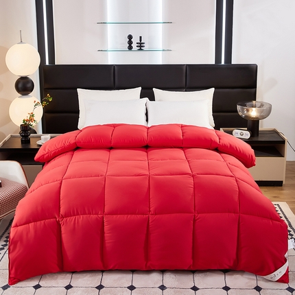 91家纺网 家纺一手货源 找家纺 （总）美之润家纺 2025新款全棉昆仑山羽丝绒冬被-舒蔓