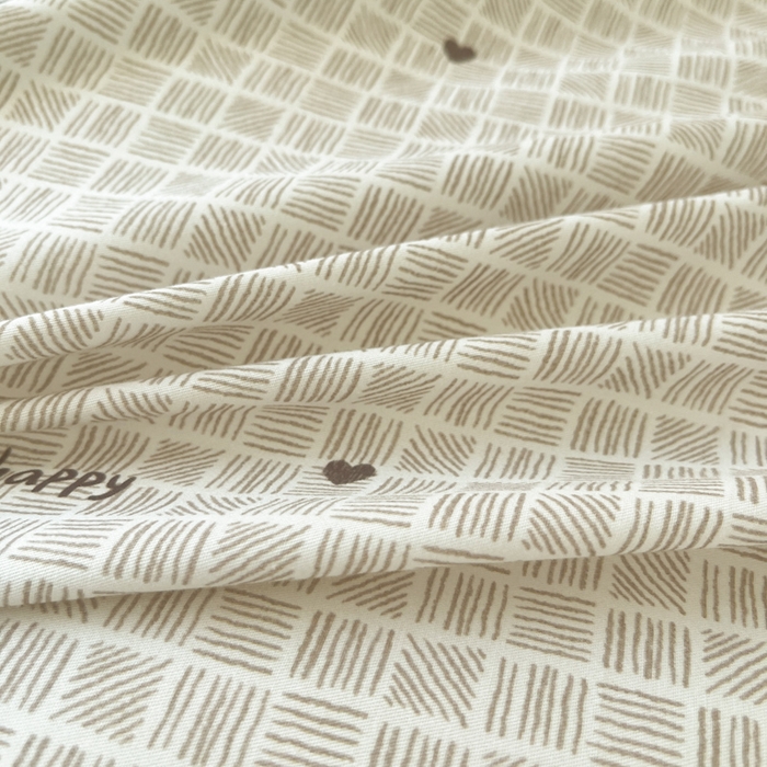 91家纺网 家纺一手货源 找家纺 2024新款小清新全棉印花四件套-68系列 D好心情