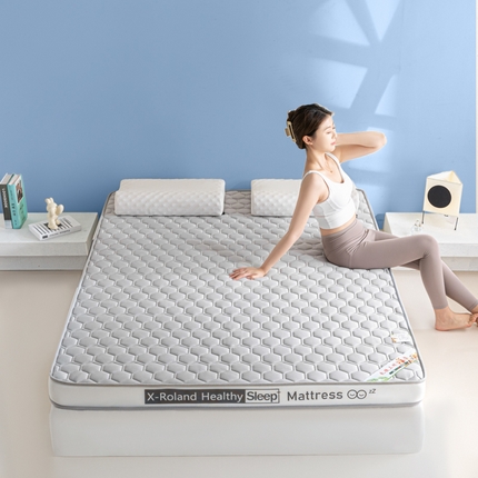 欣罗兰垫业 2024新款A类牛奶丝记忆棉床垫 菱形灰