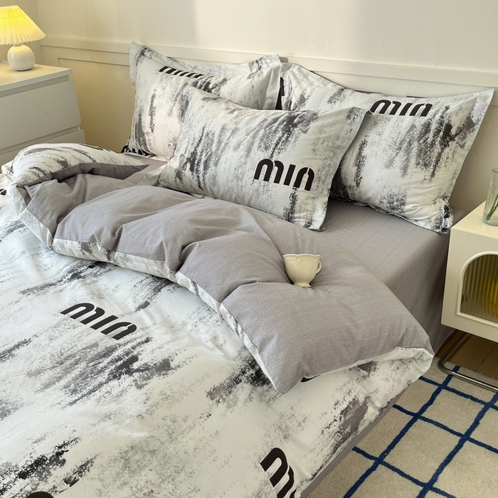 91家纺网 家纺一手货源 找家纺 2024新款小清新全棉印花四件套-68系列 D富森