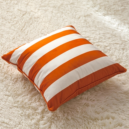 91家纺网 家纺一手货源 找家纺 （总）美茉家居 2024新款丝绒彩条方形抱枕