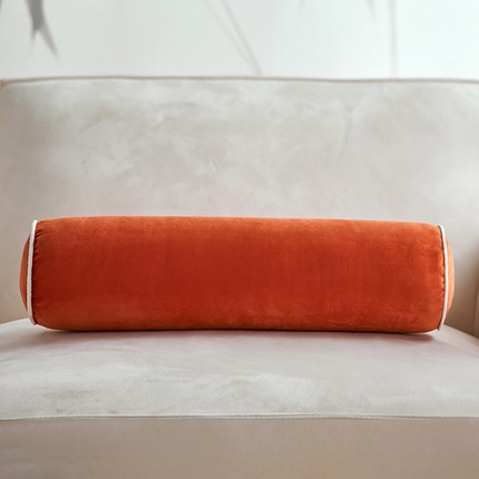 91家纺网 家纺一手货源 找家纺 （总）美茉家居 2024新款丝绒滚边糖果枕