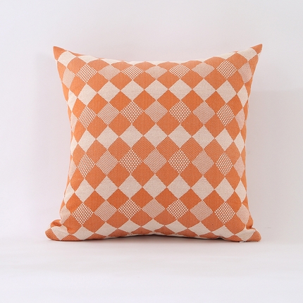 91家纺网 家纺一手货源 找家纺 （总）囍莱家纺 2024新款色织提花亲肤透气简约ins抱枕G052