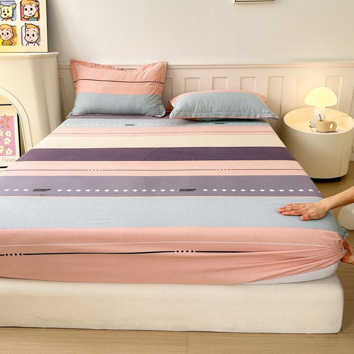 91家纺网 家纺一手货源 找家纺 2025新款加厚生态磨毛单床笠 杰森