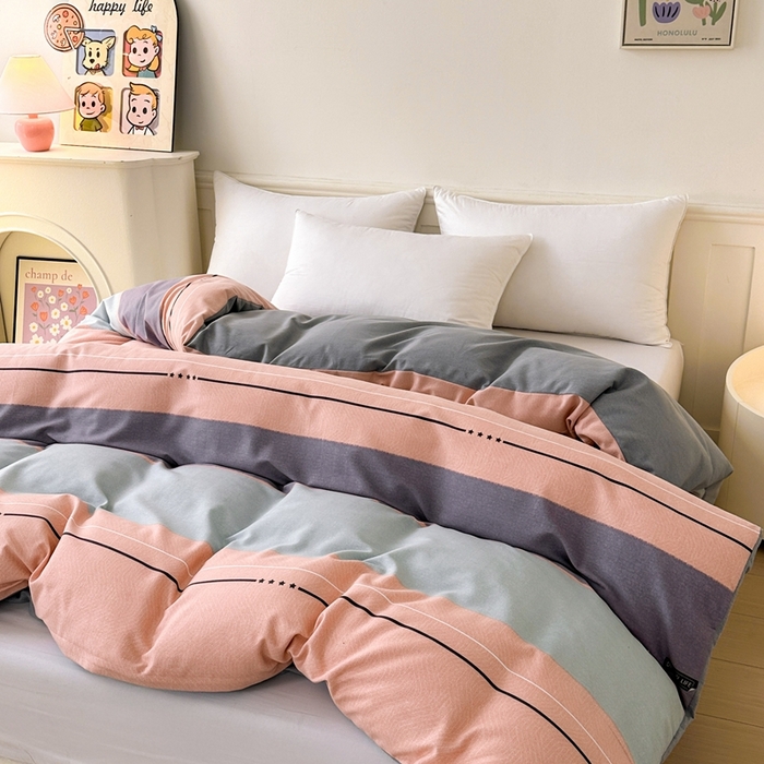 91家纺网 家纺一手货源 找家纺 2025新款加厚生态磨毛单被套 杰森