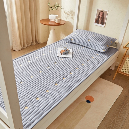 91家纺网 家纺一手货源 找家纺 （总）叠派家纺 2024新款水洗棉刺绣学生床护垫