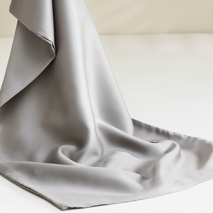 91家纺网 家纺一手货源 找家纺 轩和 2025新款A类LF60S兰精天丝单品枕套 伯爵灰