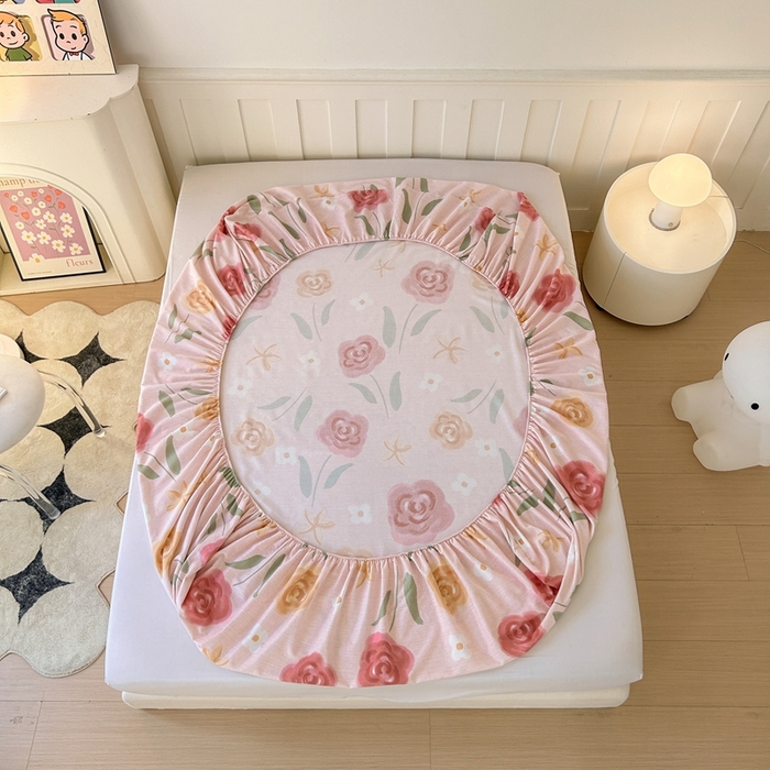 91家纺网 家纺一手货源 找家纺 2025新款加厚生态磨毛床笠四件套 知否