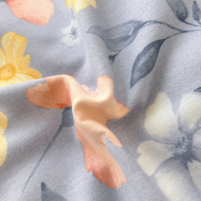 91家纺网 家纺一手货源 找家纺 2025新款加厚生态磨毛单枕套 花香四溢