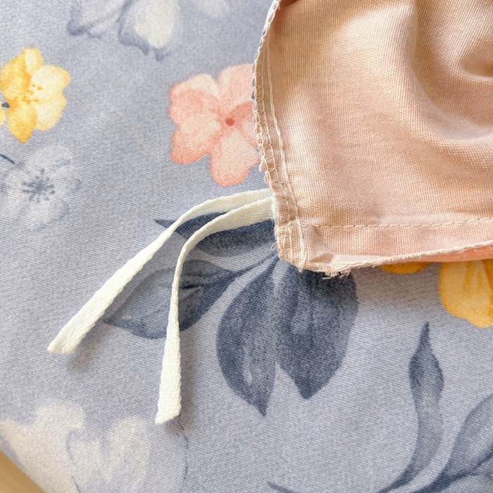 91家纺网 家纺一手货源 找家纺 2025新款加厚生态磨毛床单四件套 花香四溢