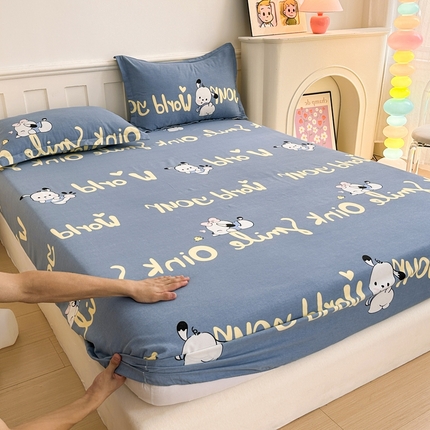 91家纺网 家纺一手货源 找家纺 （总）2025新款加厚生态磨毛单床笠