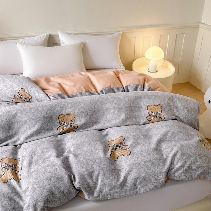 91家纺网 家纺一手货源 找家纺 2025新款加厚生态磨毛单被套 罗拉