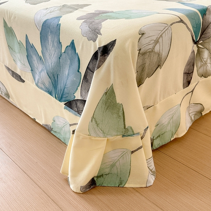 91家纺网 家纺一手货源 找家纺 2025新款加厚生态磨毛单床单 水墨江南