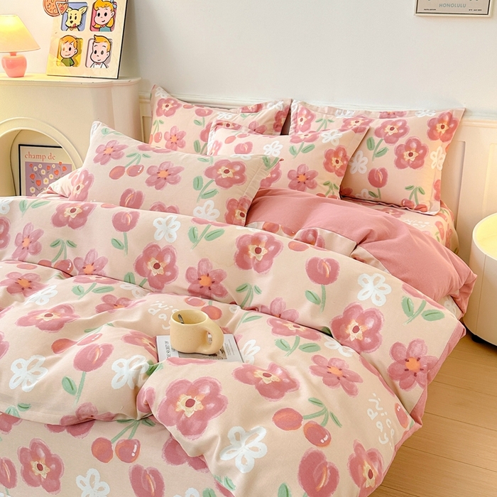 91家纺网 家纺一手货源 找家纺 2025新款加厚生态磨毛单枕套 芬妮