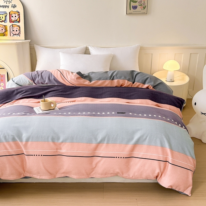 91家纺网 家纺一手货源 找家纺 2025新款加厚生态磨毛单被套 杰森