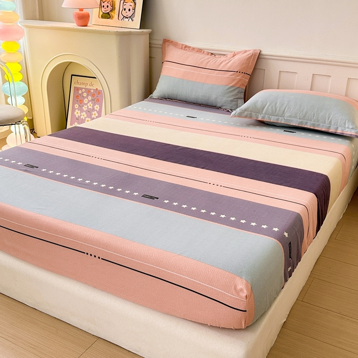 91家纺网 家纺一手货源 找家纺 2025新款加厚生态磨毛单床笠 杰森