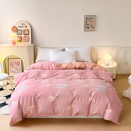 2025新款加厚生态磨毛单被套 清风觅影