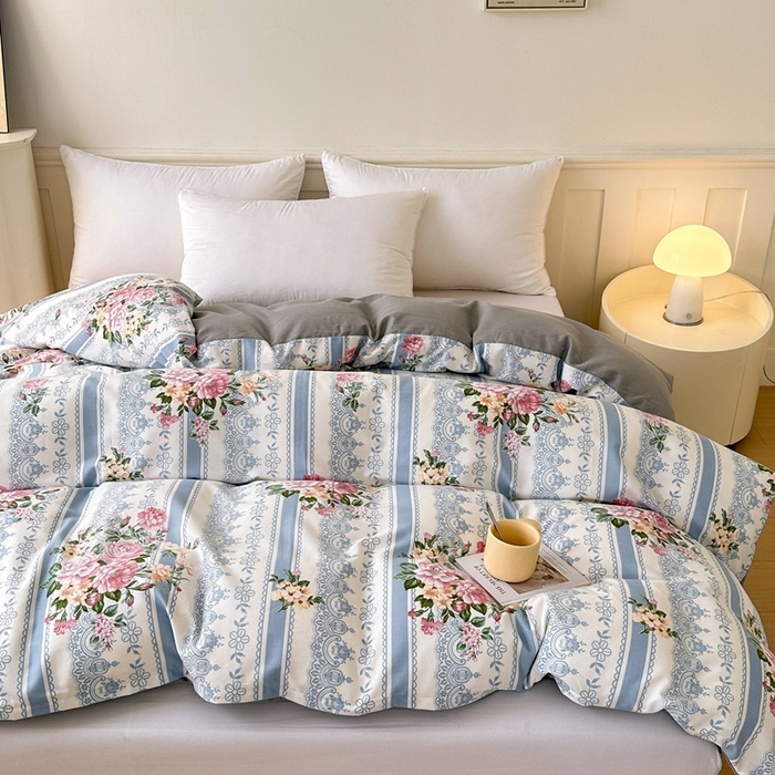 91家纺网 家纺一手货源 找家纺 2025新款加厚生态磨毛单被套 法芙娜