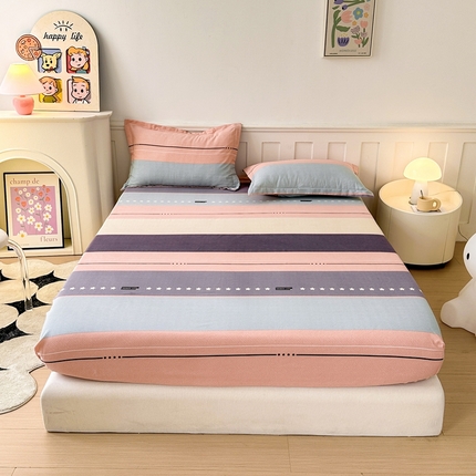 2025新款加厚生态磨毛单床笠 杰森