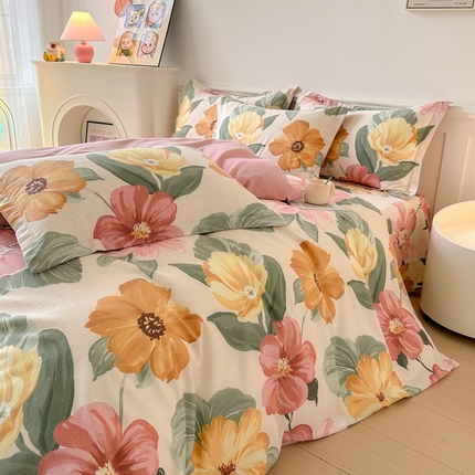 91家纺网 家纺一手货源 找家纺 （总）2025新款加厚生态磨毛床单四件套