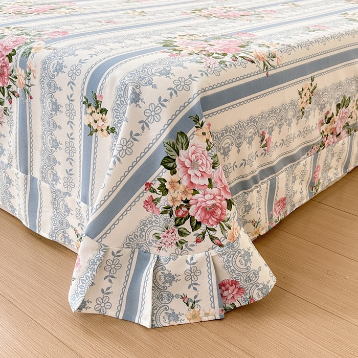 91家纺网 家纺一手货源 找家纺 2025新款加厚生态磨毛单床单 法芙娜