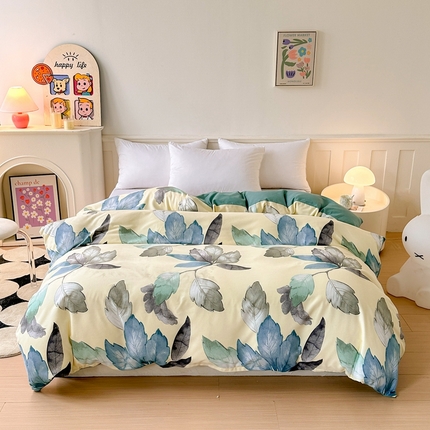 91家纺网 家纺一手货源 找家纺 （总）2025新款加厚生态磨毛单被套