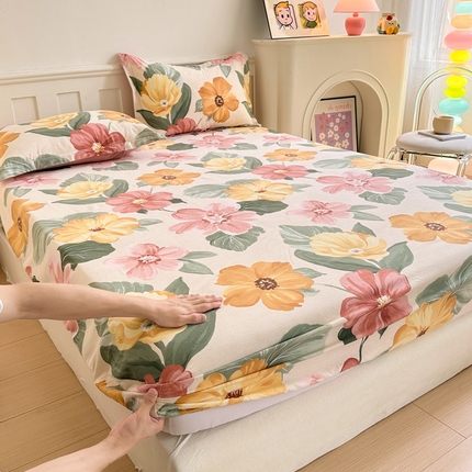 91家纺网 家纺一手货源 找家纺 （总）2025新款加厚生态磨毛单床笠