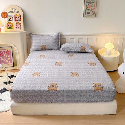 2025新款加厚生态磨毛单床笠 罗拉