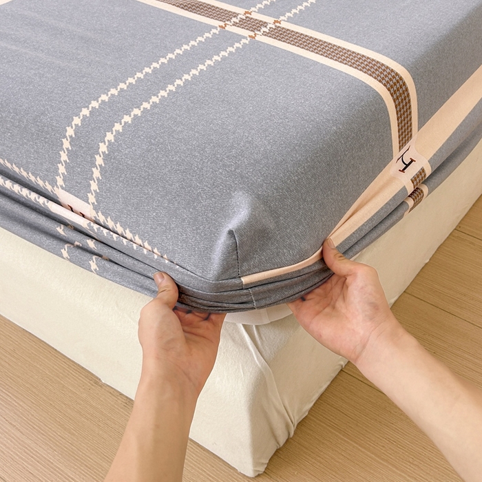 91家纺网 家纺一手货源 找家纺 2025新款加厚生态磨毛单床笠 兰迪