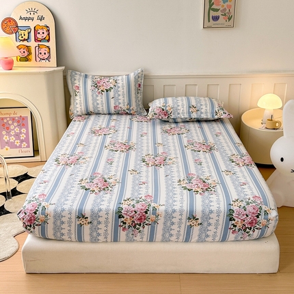 2025新款加厚生态磨毛单床笠 法芙娜