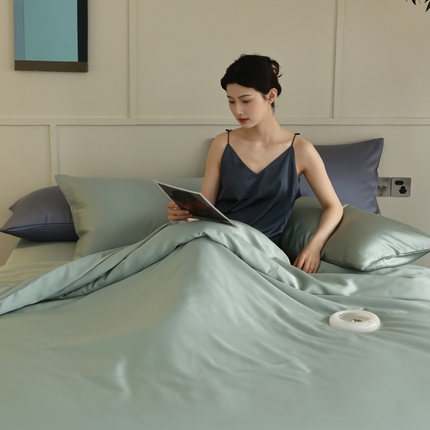 91家纺网 家纺一手货源 找家纺 （总）轩和 2025新款A类LF60S兰精天丝单品被套