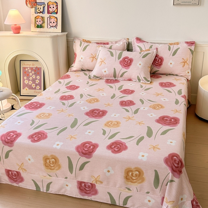 91家纺网 家纺一手货源 找家纺 2025新款加厚生态磨毛单床单 知否