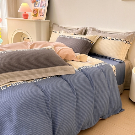 91家纺网 家纺一手货源 找家纺 （总）2025新款加厚生态磨毛床单四件套