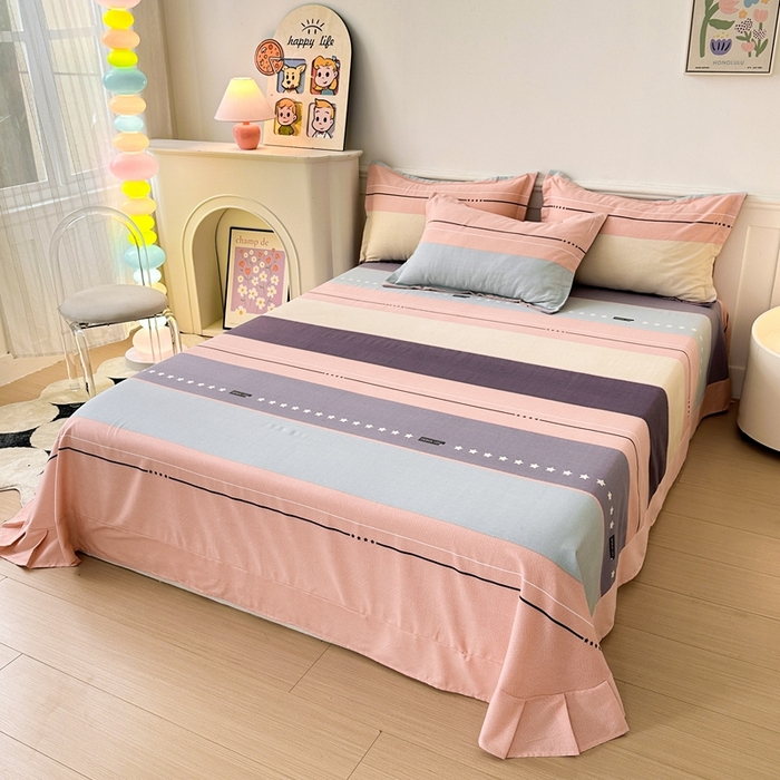 91家纺网 家纺一手货源 找家纺 2025新款加厚生态磨毛单床单 杰森