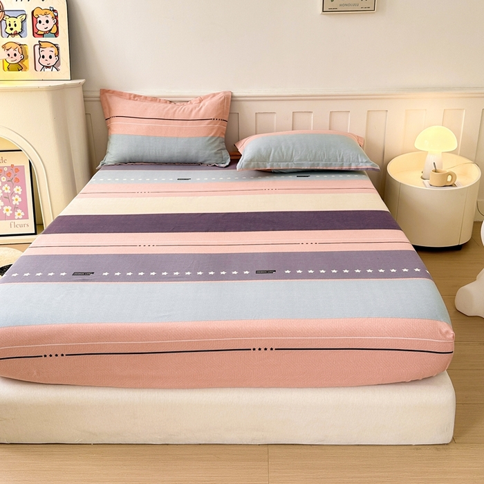 91家纺网 家纺一手货源 找家纺 2025新款加厚生态磨毛单床笠 杰森