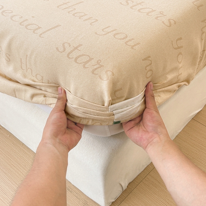 91家纺网 家纺一手货源 找家纺 2025新款加厚生态磨毛单床笠 微笑生活