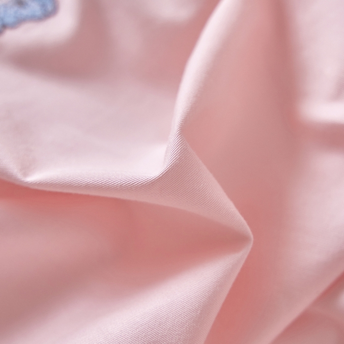 91家纺网 家纺一手货源 找家纺 2024新款爆品全棉纯棉印花刺绣单被套卡通被罩单品 粉翼缠绵