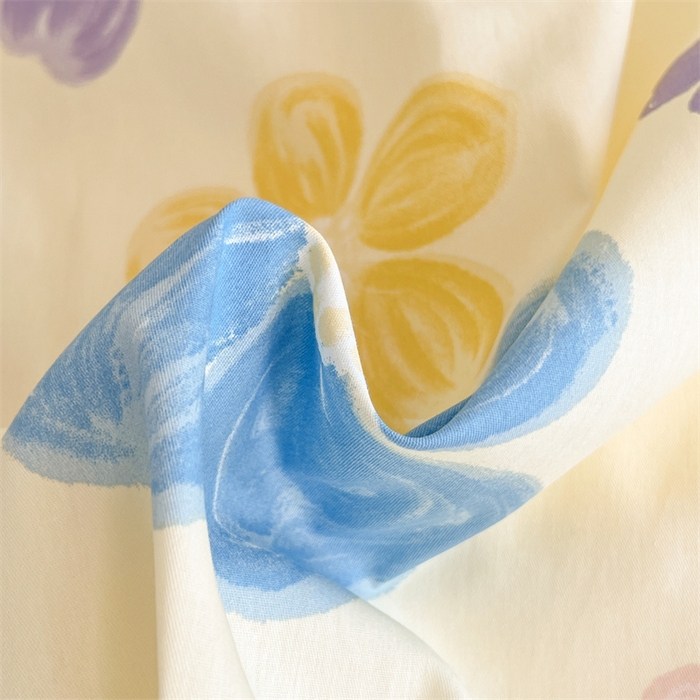 91家纺网 家纺一手货源 找家纺 红馆 2025年全棉12868印花系列四件套花屿芷