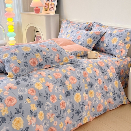 91家纺网 家纺一手货源 找家纺 （总）2025新款加厚生态磨毛床单四件套