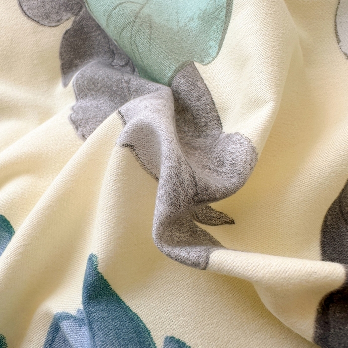 91家纺网 家纺一手货源 找家纺 2025新款加厚生态磨毛单床单 水墨江南